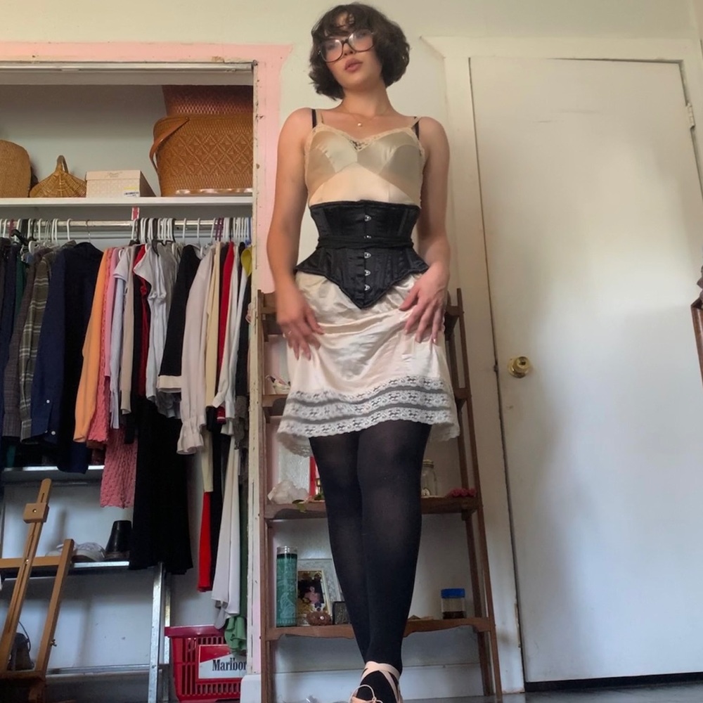 Vintage 60s slip dress